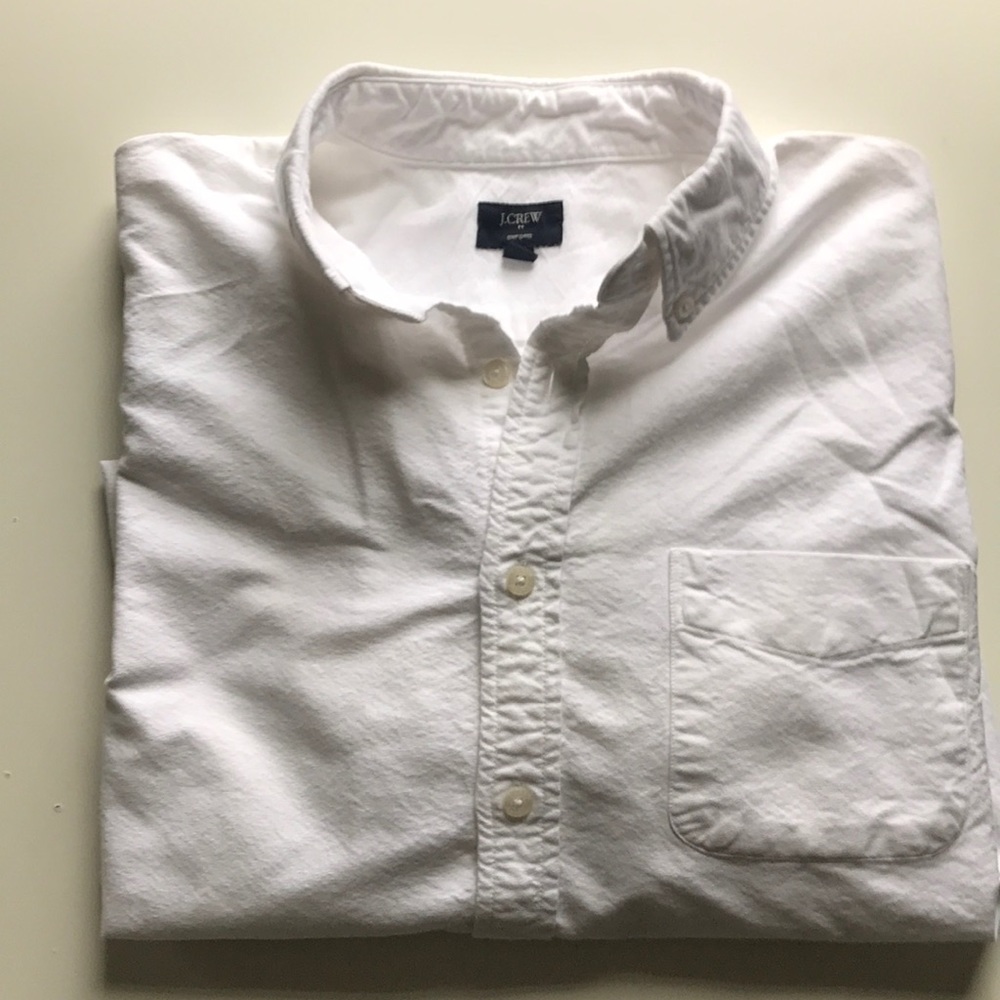 NWOT J. Crew Oxford, White